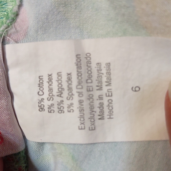 Carter's Girl's Floral Skort Size 6 - Picture 5 of 7